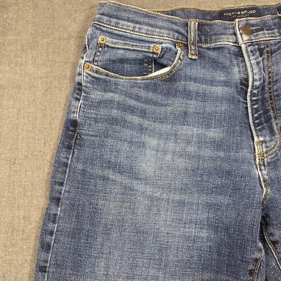 Lucky Brand Mens 121 Slim Straight Jeans Size 33x30 Blue Denim Cotton & Elastane - Picture 10 of 15